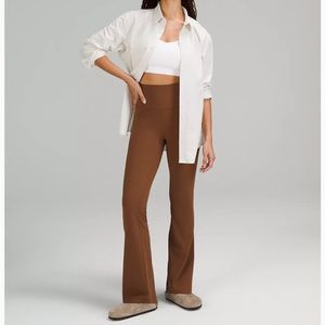Lululemon flared legging yoga pant - toasted brown